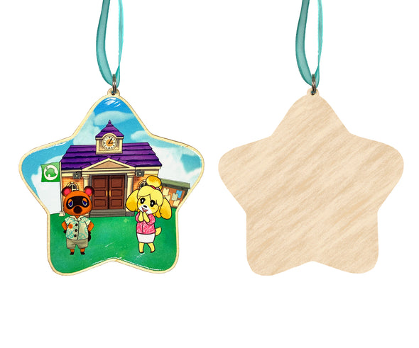 Animal Crossing - ACNH - Wooden Christmas Ornament