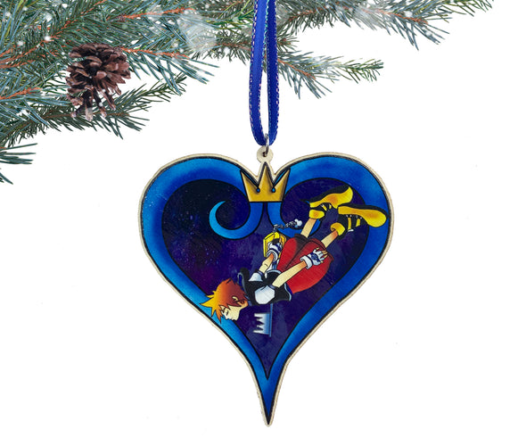 Kingdom Hearts - Wooden Christmas Ornament