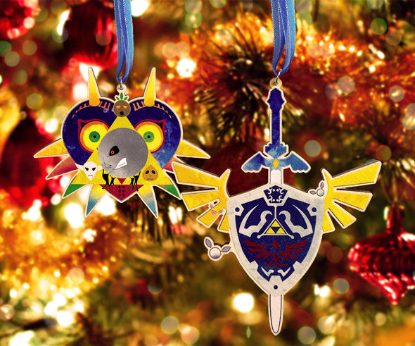 Legend of Zelda - Wooden Christmas Ornament Set