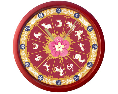 Chinese Zodiac - Wall Clock