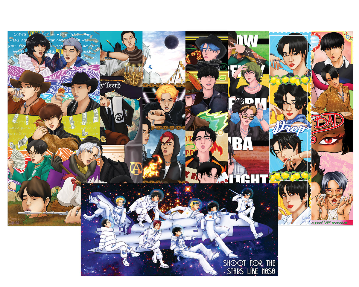 Ateez - Mini Art Prints