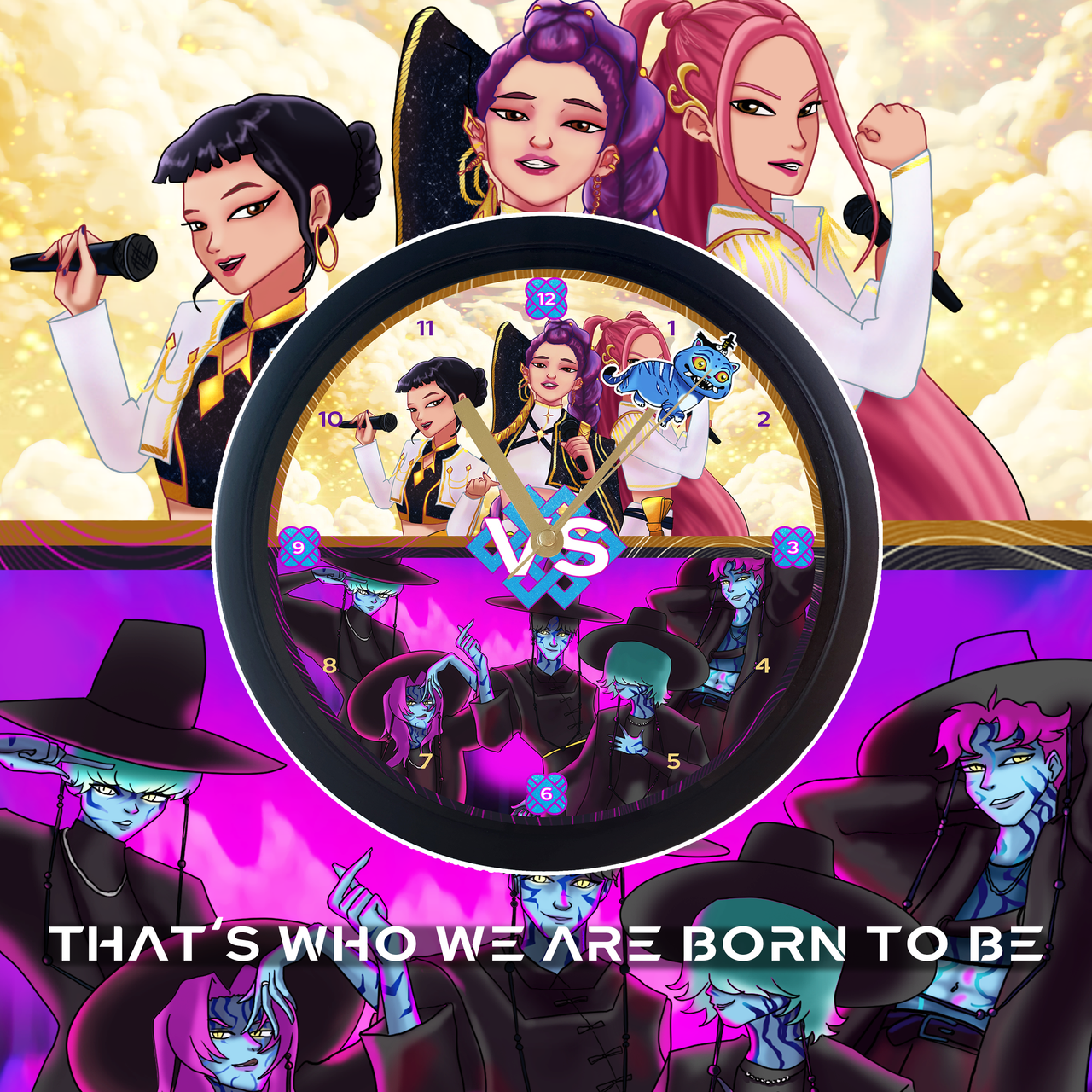 Kpop DH Clock Banner 