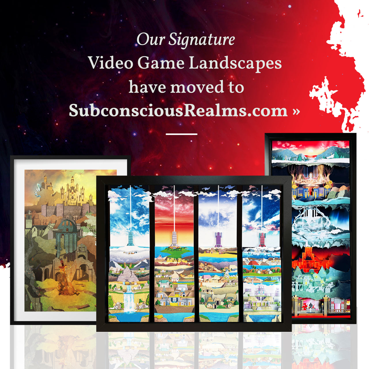 Video Game Landscape Artwork has Moved to https://subconsciousrealms.com/