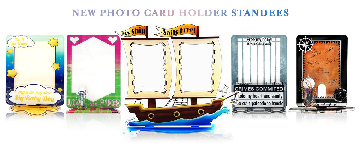 New PC Card Holder Standees 
