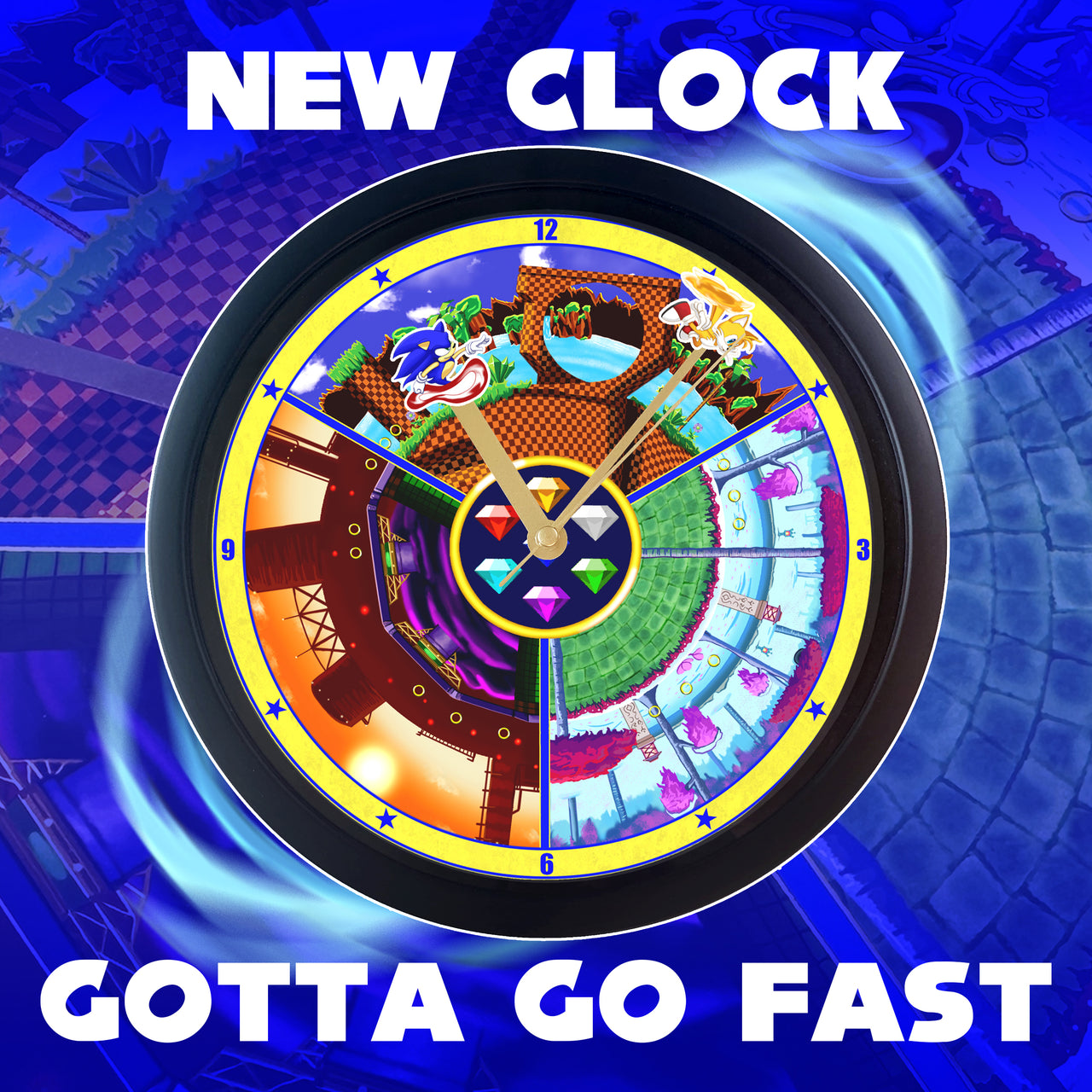 Gotta Go Fast Clock