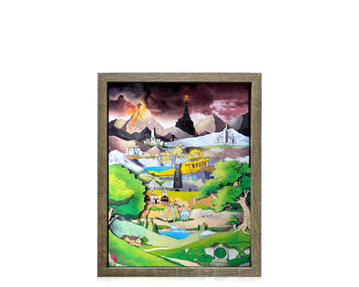 Lord of the Rings - Middle Earth - Mini Shadowbox Art