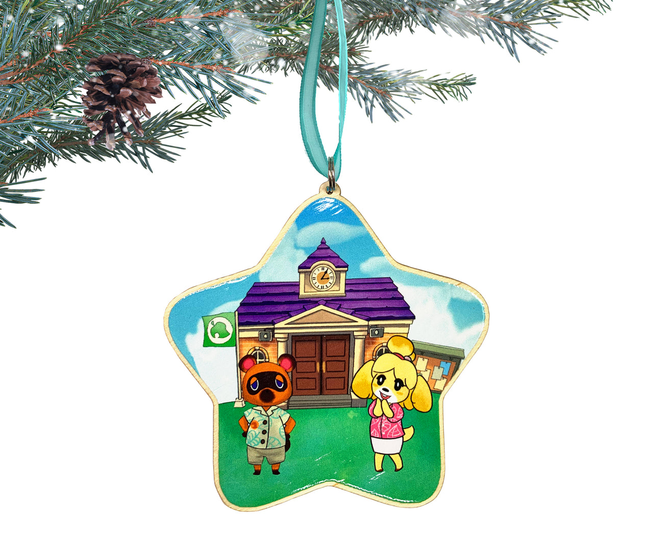 Animal Crossing - ACNH - Wooden Christmas Ornament