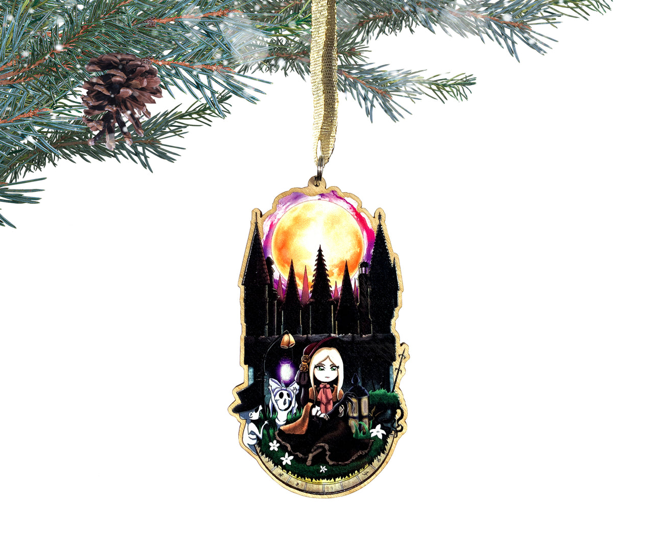 The Doll - Wooden Christmas Ornament