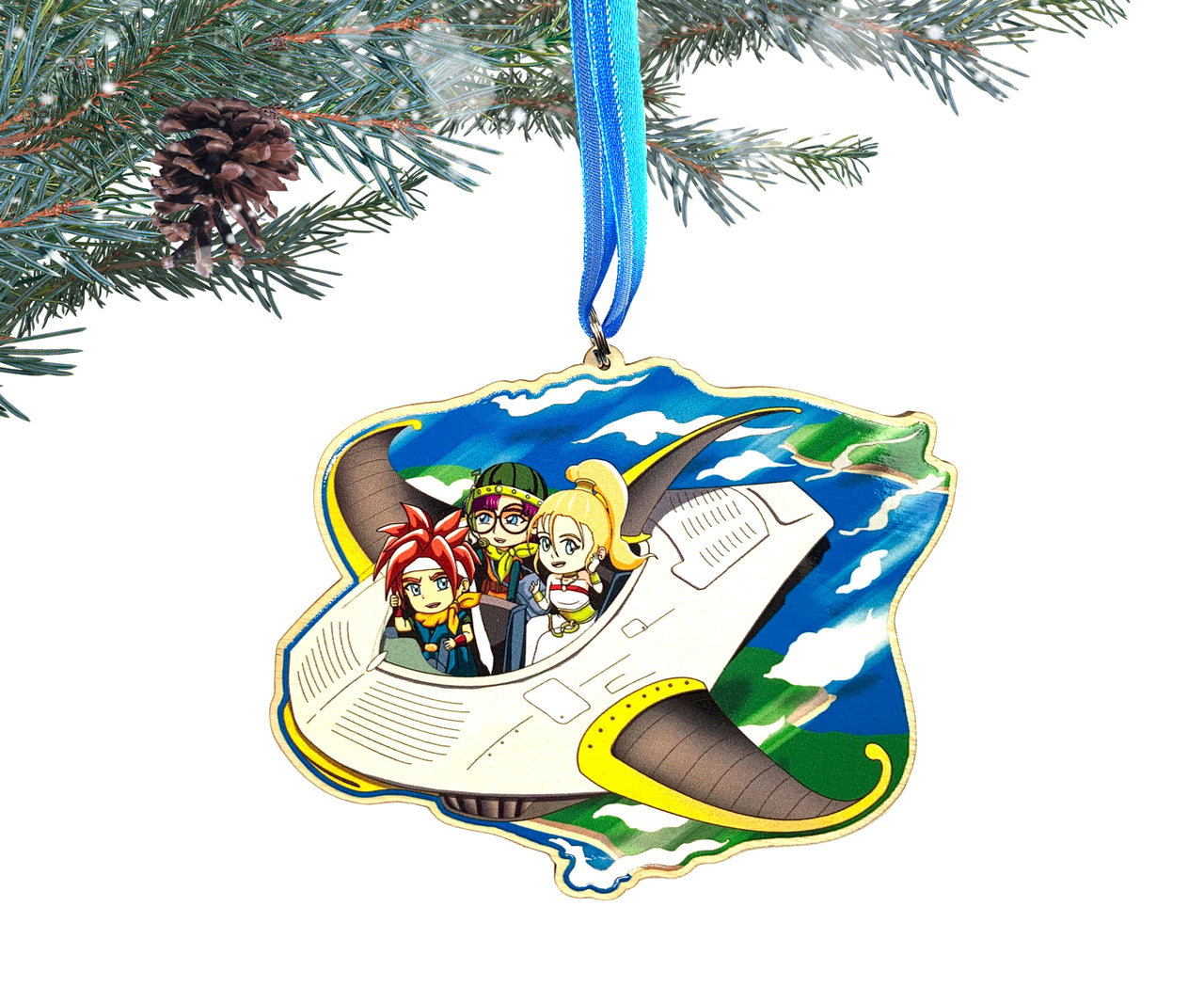 Chrono Trigger - Wooden Christmas Ornament