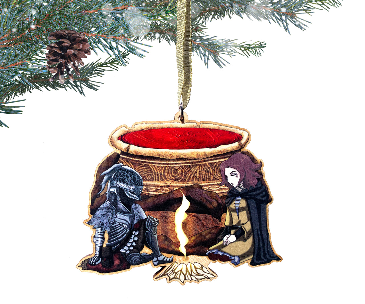 Elden Ring - Wooden Christmas Ornament