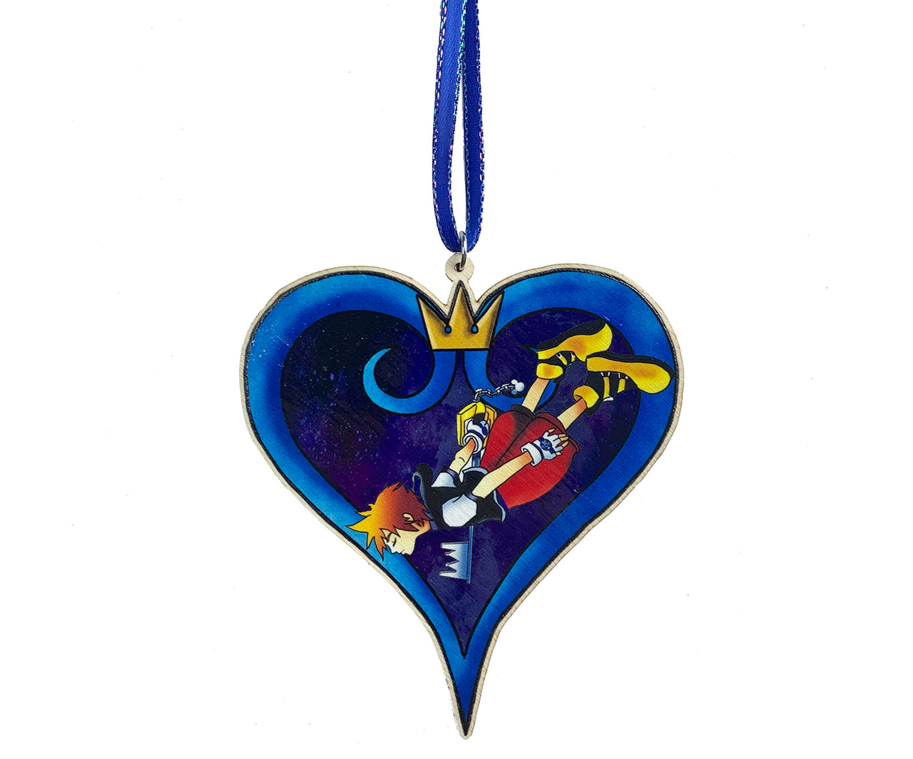 Kingdom Hearts - Wooden Christmas Ornament