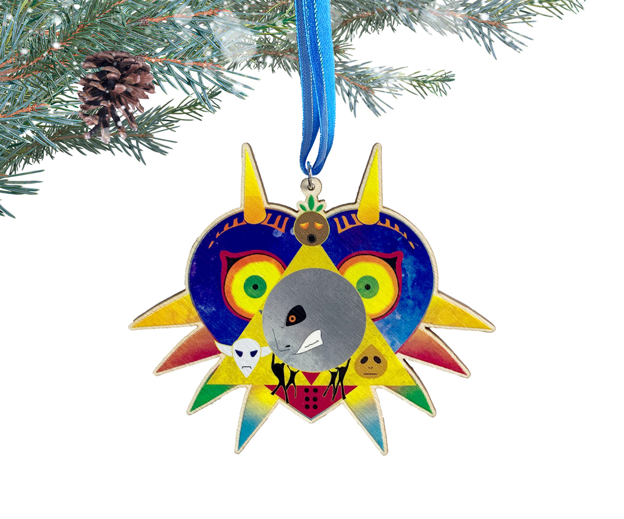 Majora's Mask - Wooden Christmas Ornament