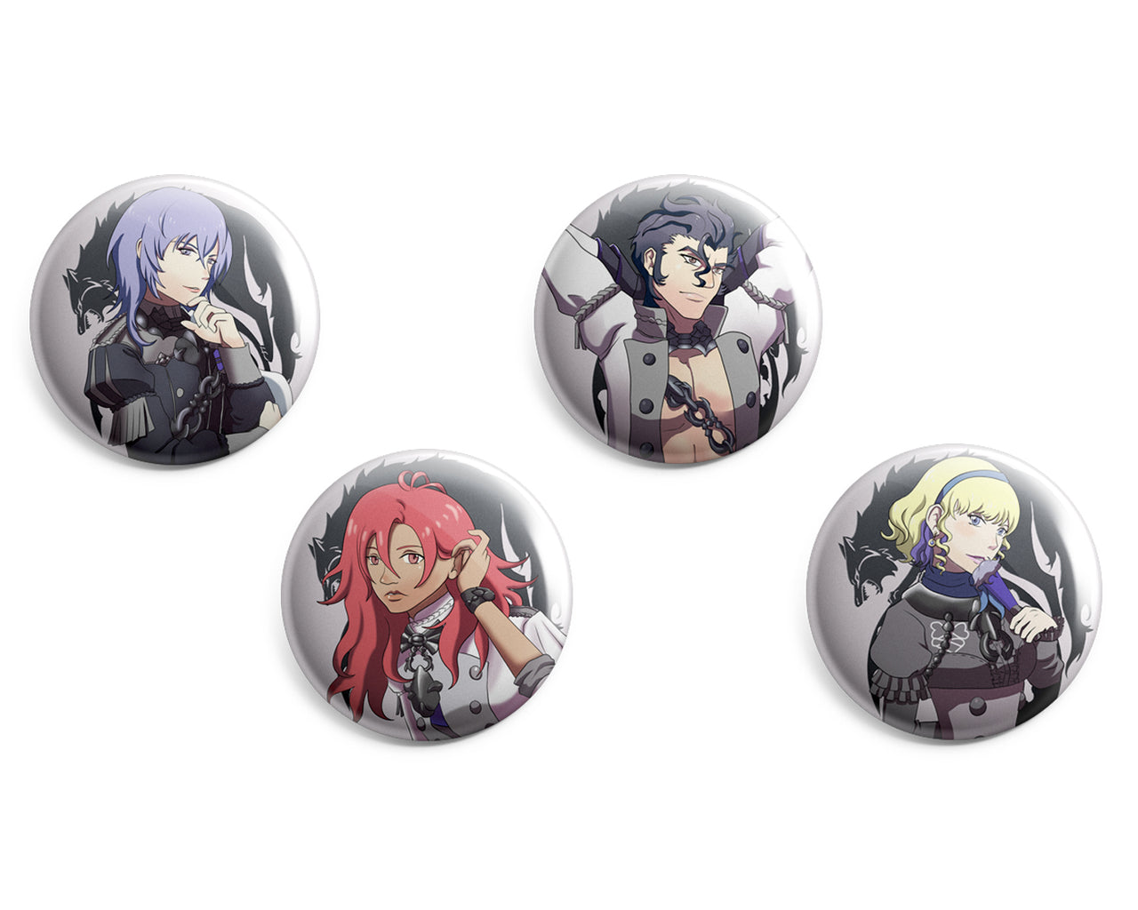 Ashen Wolves - Button Set