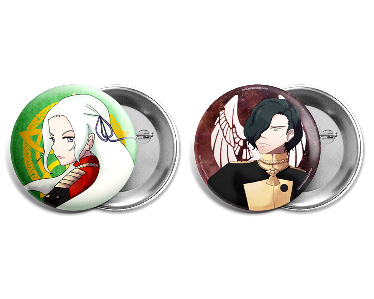 Fire Emblem Three Houses - Black Eagles - Button Set