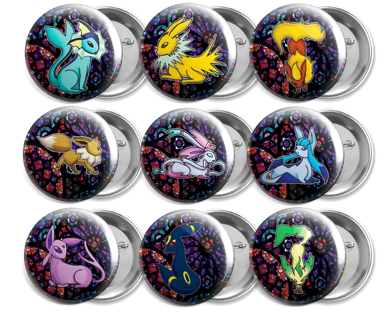 Eeveelution - Button Set