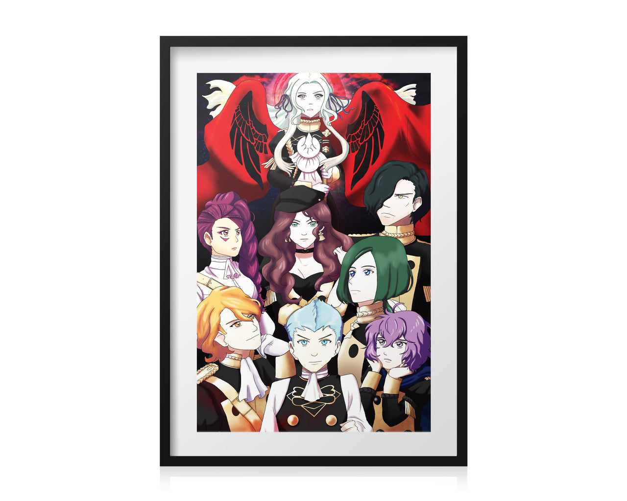 Fire Emblem - Black Eagles - Art Print