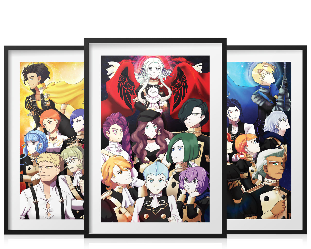 Fire Emblem - Three Houses - Art Print Set