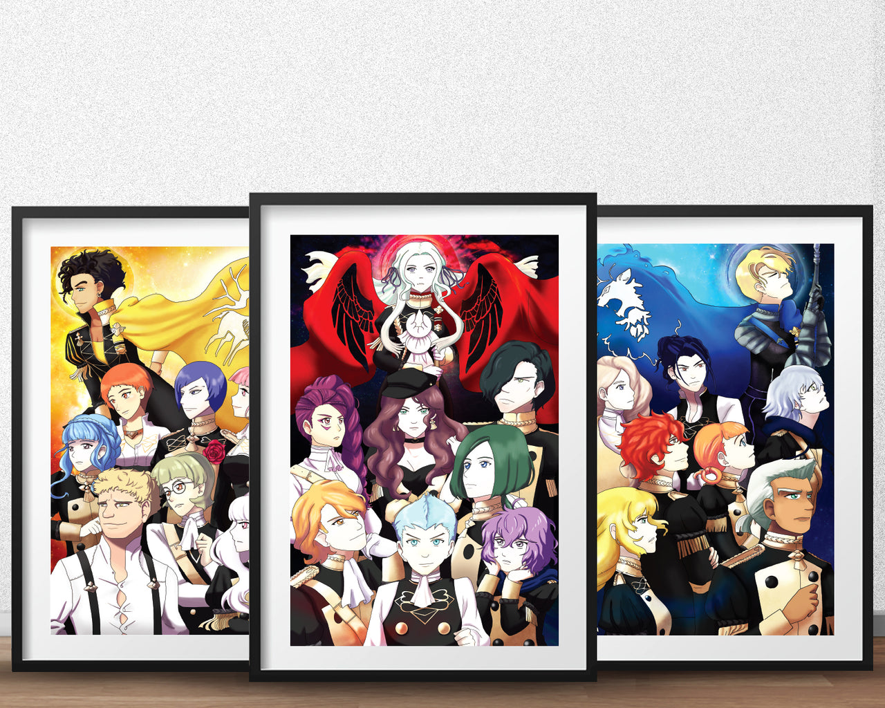 Fire Emblem - Three Houses - Art Print Set