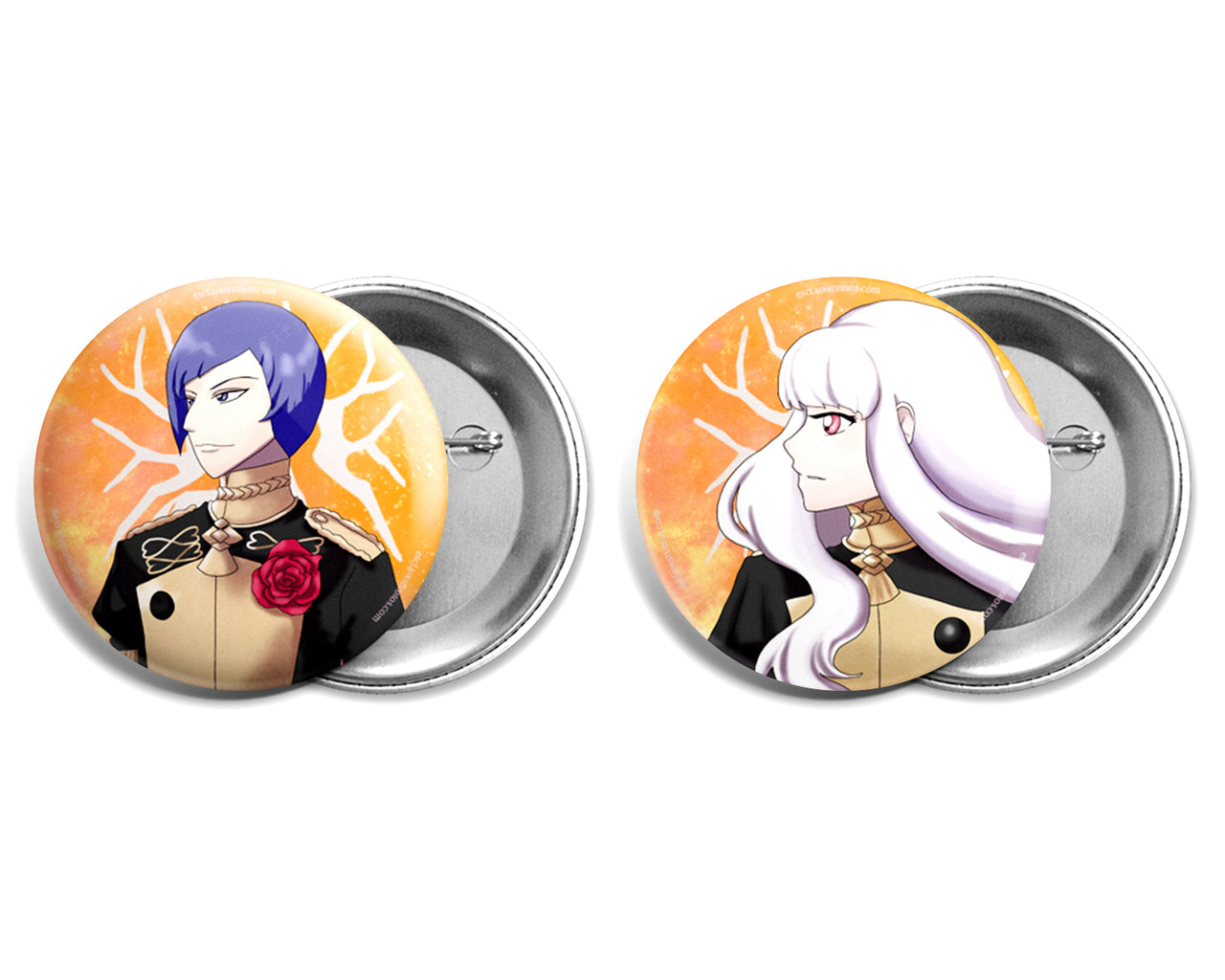 Fire Emblem Three Houses - Golden Deer - Button Set