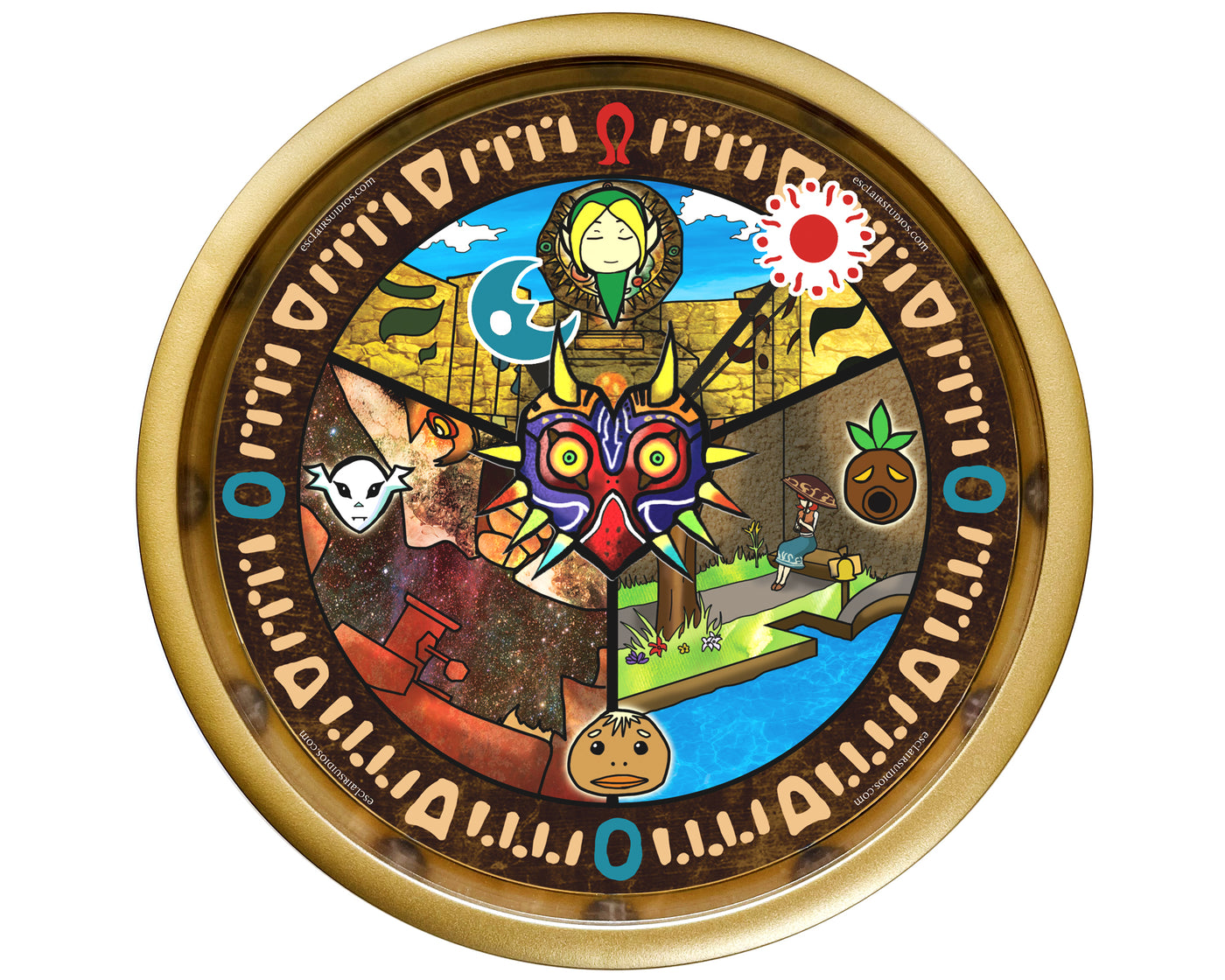 Legend of Zelda - Majora's Mask - Wall Clock – Esclair Studios