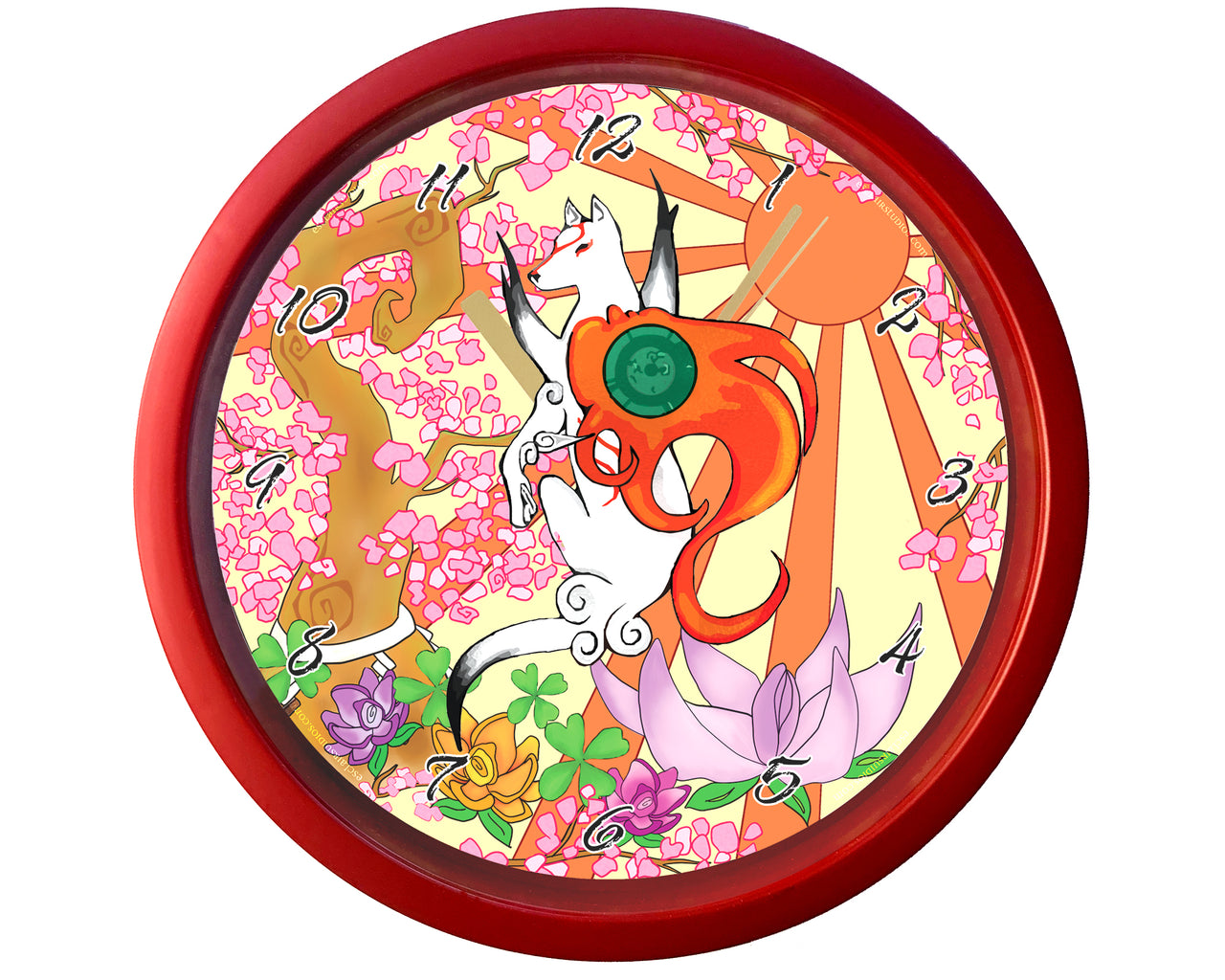 Okami - Wall Clock