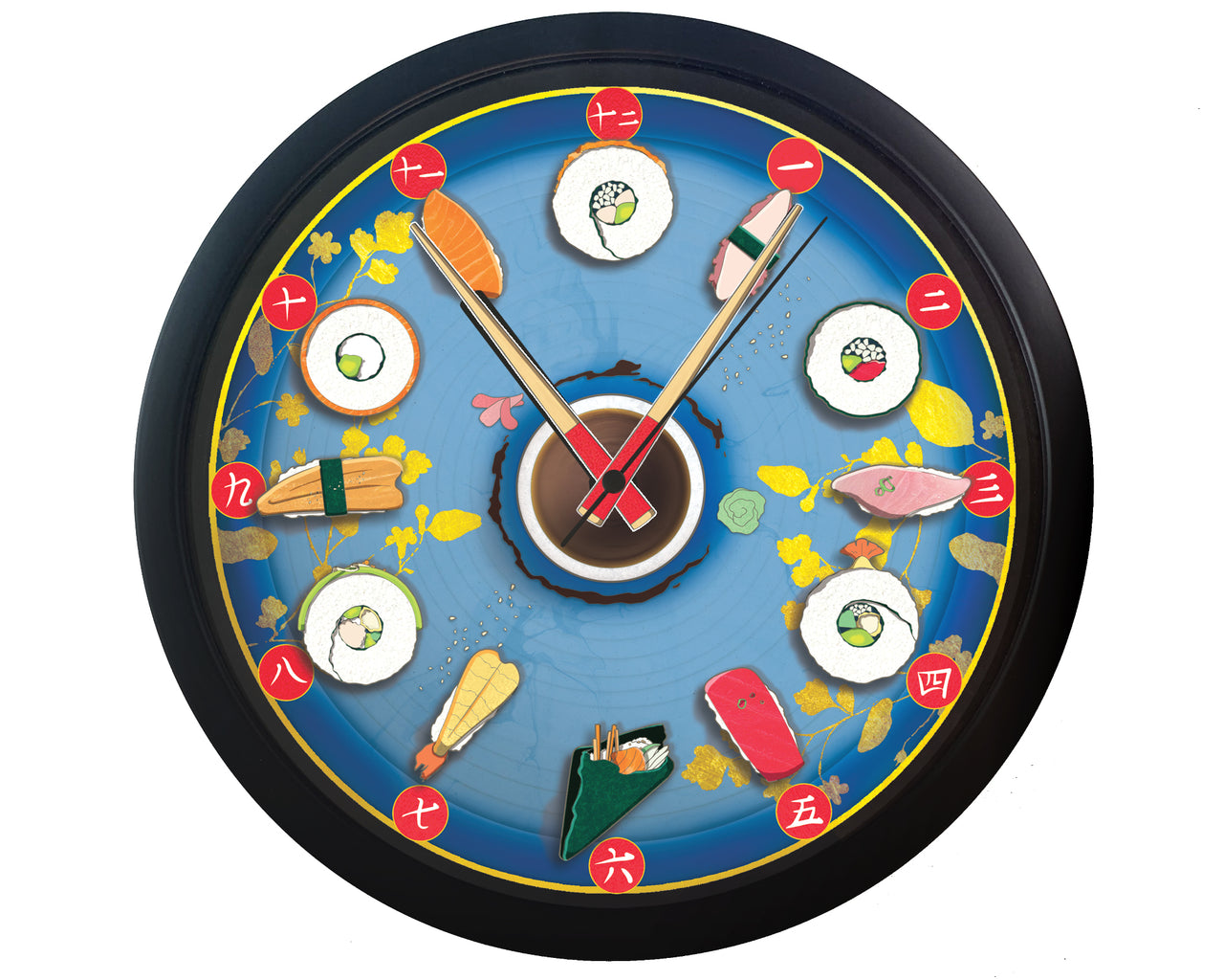 Sushi Time - Wall Clock