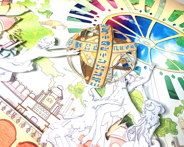 Aether - Garden of the Gods - Shadowbox Art