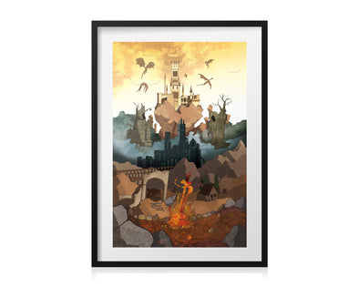 Dark Souls - By the Bonfire - Art Print