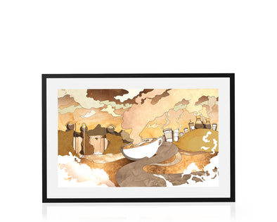 Cappuccino Bay - Art Print