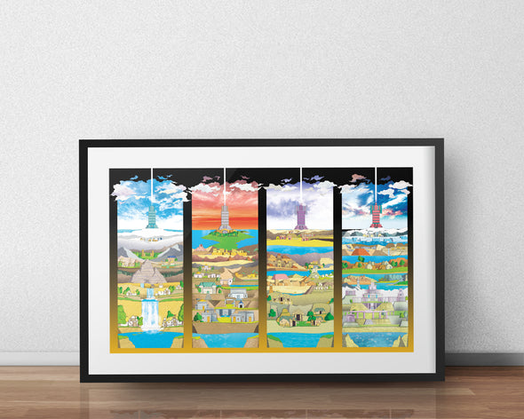 Golden Sun - Art Print