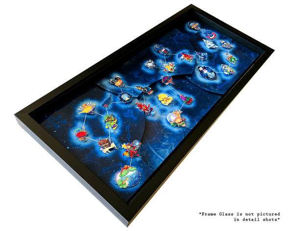 Kingdom Hearts - Celestial Map - Shadowbox Art