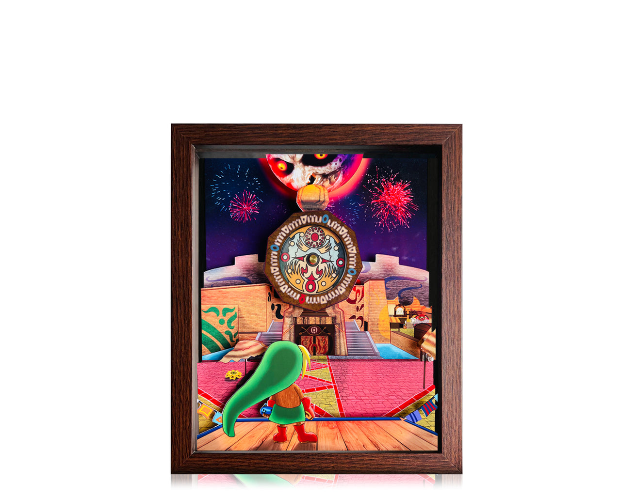 Majora's Mask - Clocktown - Shadowbox Art