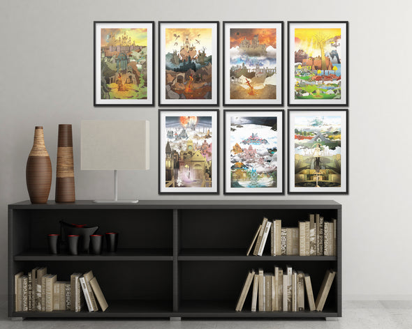 Dark Souls Series Complete - Art Print Set