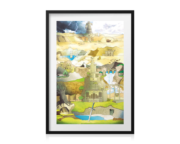 Shadow of the Colossus - Forbidden Lands - Art Print
